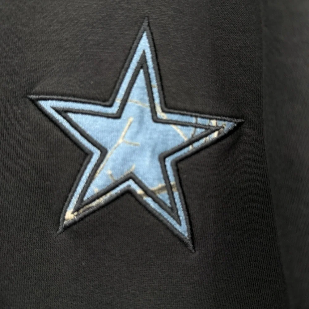 Dallas Cowboys NFL Hoodie Mens XXL Camo Hood Team Apparel Football‎ Sweatshirt - Picture 4 of 11